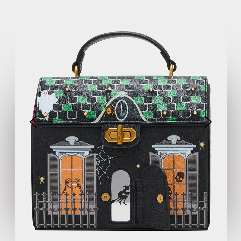 Betsey Johnson Forever Home Halloween Satchel - Nwt